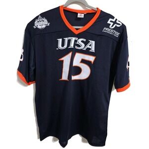 UTSA Roadrunners Jersey Mens 2XL Blue Orange NCAA Football Synergy Imports 15